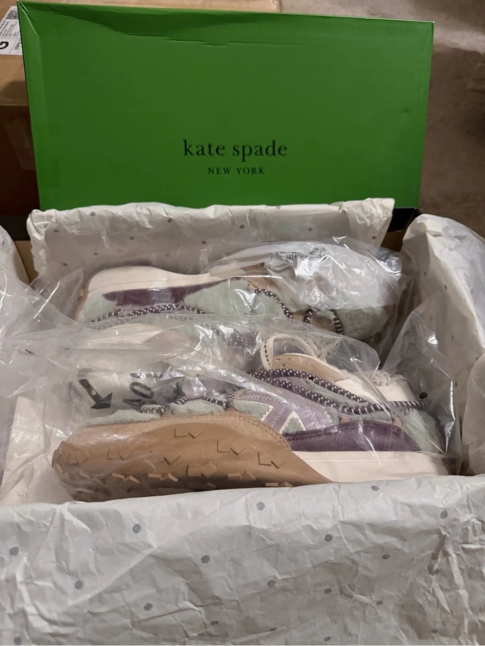 NIB-K AS IN KATE RUNNER MINT FROSTING SNEAKERS